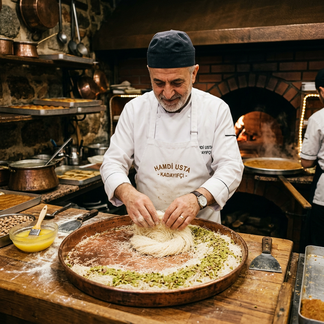 Kadayıf Hazırlığı